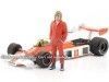 CARSDEMETAL.ES 1970 Figure de résine James Hunt "Legends of the Races 70s, figure à" 1:18 American Diorama 76351