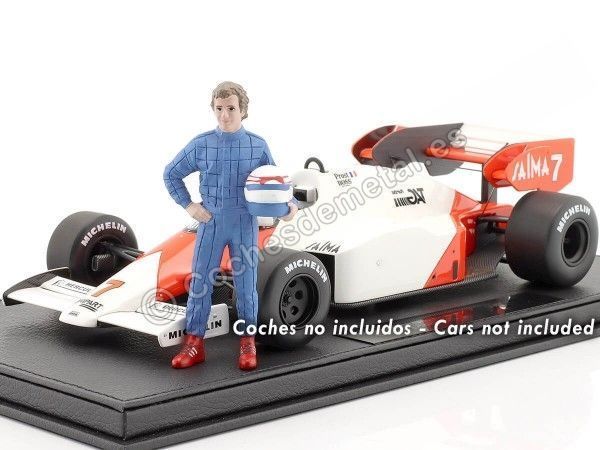 CARSDEMETAL.ES 1980 Figure de résine Alain Prost "Legends of the 80s, Figure B" 1:18 American Diorama 76354