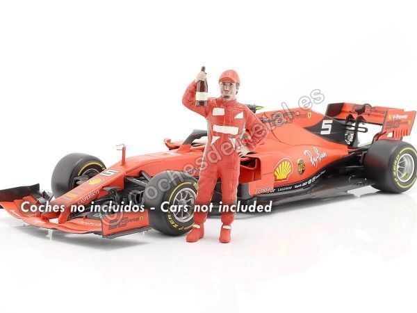 Cochesdemetal.es 2013 Figura de Resina Fernando Alonso "Leyendas de las Carreras Años 2000, Figura B" 1:18 American Diorama 7...