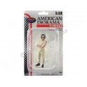 CARSDEMETAL.ES 1960 Figure de résine Jim Clarck "Legends of the 60s, figure à" 1:18 American Diorama 76349