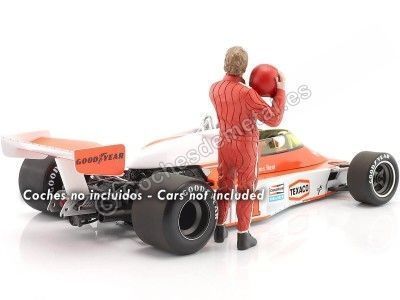 Cochesdemetal.es 1970 Figura de Resina Niki Lauda "Leyendas de las Carreras Años 70, Figura B" 1:18 American Diorama 76352 2