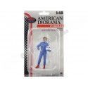 CARSDEMETAL.ES 1980 Figure de résine Alain Prost "Legends of the 80s, Figure B" 1:18 American Diorama 76354