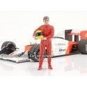 CARSDEMETAL.ES 1980 Figure d'Ayrton Senna Resin "Legends of the 80s, figure à" 1:18 American Diorama 76353