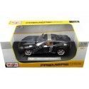 Cochesdemetal.es 2014 Chevrolet Corvette C7 Stingray Police Car Negro Mate 1:18 Maisto Premiere 36212