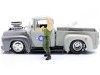 Cochesdemetal.es 1956 Ford F-100 + Figura Guile "Streetfighter" 1:24 Jada Toys 34373/253255057