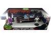 CARSDEMETAL.ES 1966 Série télévisée Batmobile avec Batman, Robin, Joker et Pingüino 1:24 Jada Toys 33737/253215011