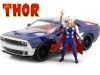 Cochesdemetal.es 2018 Dodge Challenger SRT Hellcat + Figura Thor 1:24 Jada Toys 32186/253225032