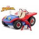 Cochesdemetal.es 1990 Spider-Móvil Spider-Buggy + Figura Spiderman Azul/Rojo 1:24 Jada Toys 33729/253225030