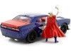 Cochesdemetal.es 2018 Dodge Challenger SRT Hellcat + Figura Thor 1:24 Jada Toys 32186/253225032