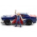 Cochesdemetal.es 2018 Dodge Challenger SRT Hellcat + Figura Thor 1:24 Jada Toys 32186/253225032