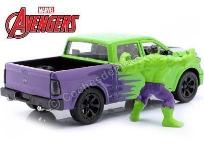 Cochesdemetal.es 2014 Dodge Ram 1500 + Figura Hulk 1:24 Jada Toys 99726/253225029 2
