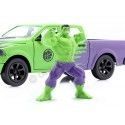 Cochesdemetal.es 2014 Dodge Ram 1500 + Figura Hulk 1:24 Jada Toys 99726 253225029