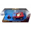 Carsdemetal.es 1990 Spider-Mobile Spider-Buggy + Blue / Red Spiderman Figure 1:24 Jada Toys 33729/253225030