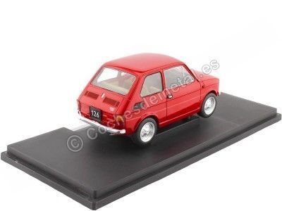 Cochesdemetal.es 1972 Fiat 126 (Seat 126) Rojo 1:18 MC Group 18323 2