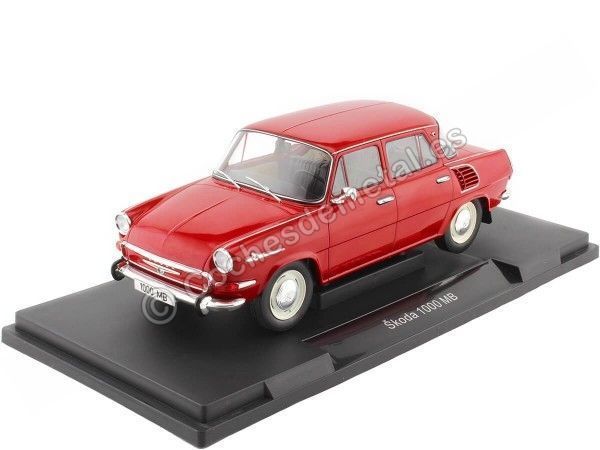 Cochesdemetal.es 1966 Skoda 1000 MB Rojo 1:18 MC Group 18274