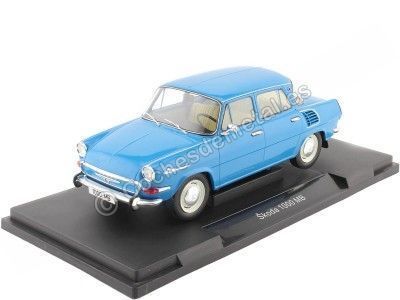 Cochesdemetal.es 1966 Skoda 1000 MB Azul 1:18 MC Group 18276