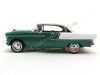Cochesdemetal.es 1955 Chevrolet Bel Air Hard Top Verde / Blanco 1:18 Motor Max 73185