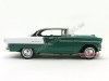 Cochesdemetal.es 1955 Chevrolet Bel Air Hard Top Verde / Blanco 1:18 Motor Max 73185