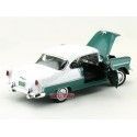 Cochesdemetal.es 1955 Chevrolet Bel Air Hard Top Verde/Blanco 1:18 Motor Max 73185