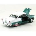 1955 Chevrolet Bel Air Hard Top Verde/Blanco 1:18 Motor Max 73185 Cochesdemetal 10 - Coches de Metal 
