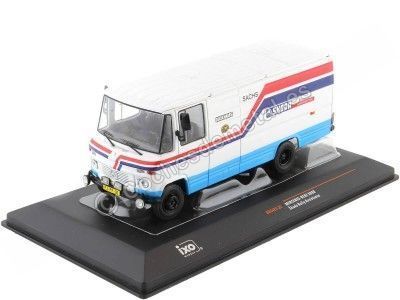 Cochesdemetal.es 1977 Mercedes-Benz 508D Skoda Rally Assistance Blanco 1:43 IXO Models RAC424.22