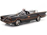 1966 TV Series Batmobile con luces, Batman y Robin 1:18 Jada Toys 98625