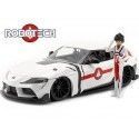 Cochesdemetal.es 2020 Toyota Supra + Figura Rick Hunter "Serie de TV Robotech" 1:24 Jada Toys 33685/253255050