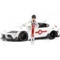 Cochesdemetal.es 2020 Toyota Supra + Figura Rick Hunter "Serie de TV Robotech" 1:24 Jada Toys 33685/253255050