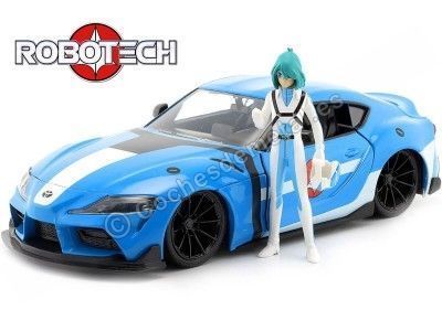 Cochesdemetal.es 2020 Toyota Supra + Figura Max Sterling "Serie de TV Robotech" 1:24 Jada Toys 33676/253255051