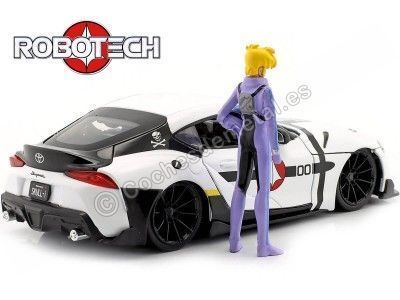 Cochesdemetal.es 2020 Toyota Supra + Figura Roy Focker "Serie de TV Robotech" 1:24 Jada Toys 33682/253255052 2