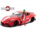 Cochesdemetal.es 2020 Toyota Supra + Figura Miriya Sterling "Serie de TV Robotech" 1:24 Jada Toys 33679/253255053