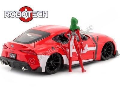 Cochesdemetal.es 2020 Toyota Supra + Figura Miriya Sterling "Serie de TV Robotech" 1:24 Jada Toys 33679/253255053 2