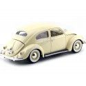 1955 Volkswagen VW Kafer Beetle Beige 1:18 Bburago 12029 Cochesdemetal 2 - Coches de Metal 