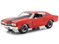 1970 Chevrolet Chevelle "Fast & Furious" Red 1:24 Jada Toys 97193