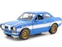 1970 Ford Escort I RS 1600 FAV "Fast & Furious 6" Blue/White 1:24 Jada Toys 99572