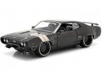 1971 Plymouth GTX "Fast & Furious 8" Black/Silver 1:24 Jada Toys 98292