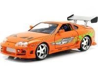 1995 Toyota Supra "Fast & Furious" Orange 1:24 Jada Toys 97168