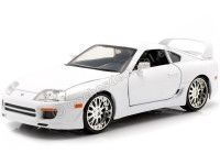 1995 Toyota Supra MK IV "Fast & Furious 7" White 1:24 Jada Toys 97375