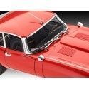 Cochesdemetal.es 1963 Jaguar Type E Coupé "Plastic Model Kit" Rojo 1:24 Revell 67668