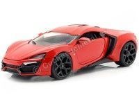 2014 Lykan Hypersport "Fast & Furious 7" Red 1:24 Jada Toys 97377