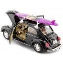 CARSDEMETAL.ES 1959 Volkswagen VW Kafer avec Black Surf Table 1:24 Welly 22436