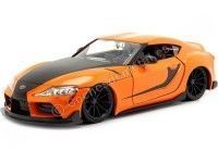 2021 Toyota GR Supra "F9 The Fast Saga" Fast & Furious IX Naranja/Negro 1:24 Jada Toys 32097/253203064