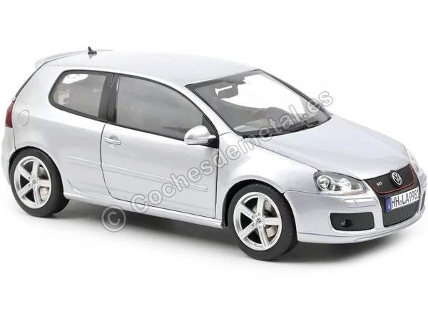 Cochesdemetal.es 2007 Volkswagen VW Golf GTI Pirelli Coupé Plateado 1:18 Norev 188425