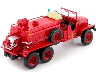 Carsdemetal.es 1943 Truck GMC CCKW 353 "Portugal Fire Department" Red 1:43 Salvat SP150 Editorial 2