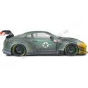 Cochesdemetal.es 2022 Nissan GT-R (R35) Kit de carrosserie LB-walk 2.0 "Fighter de l'Armée" Verde Militar SUIO 1:18 Solino