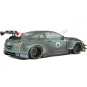 Cochesdemetal.es 2022 Nissan GT-R (R35) Kit de carrosserie LB-walk 2.0 "Fighter de l'Armée" Verde Militar SUIO 1:18 Solino