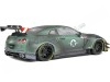 Cochesdemetal.es 2022 Nissan GT-R (R35) Kit de carrosserie LB-walk 2.0 "Fighter de l'Armée" Verde Militar SUIO 1:18 Solino