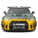 Cochesdemetal.es 2022 Nissan GT-R (R35) Kit de carrosserie LB-walk 2.0 "Fighter de l'Armée" Verde Militar SUIO 1:18 Solino