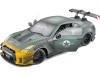 Cochesdemetal.es 2022 Nissan GT-R (R35) Kit de carrosserie LB-walk 2.0 "Fighter de l'Armée" Verde Militar SUIO 1:18 Solino