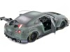 Cochesdemetal.es 2022 Nissan GT-R (R35) Kit de carrosserie LB-walk 2.0 "Fighter de l'Armée" Verde Militar SUIO 1:18 Solino
